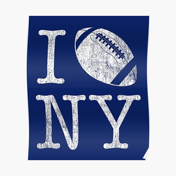 Vintage New York Football Team Retro NY Giants Goalline Sport Poster for  Sale by UioniTaomis