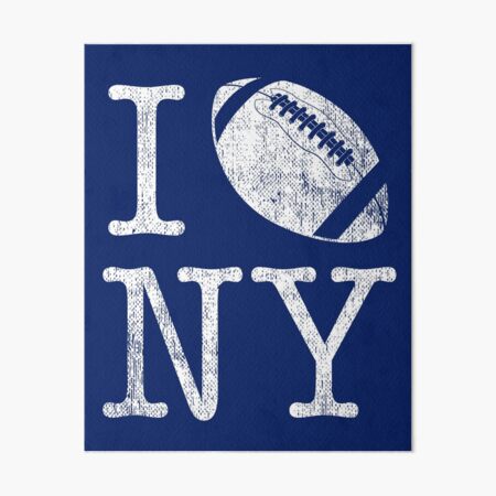 Vintage New York Football Team Retro NY Giants Goalline Sport | Art Board  Print