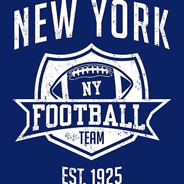 Vintage New York Football Team Retro NY Giants Goalline Sport