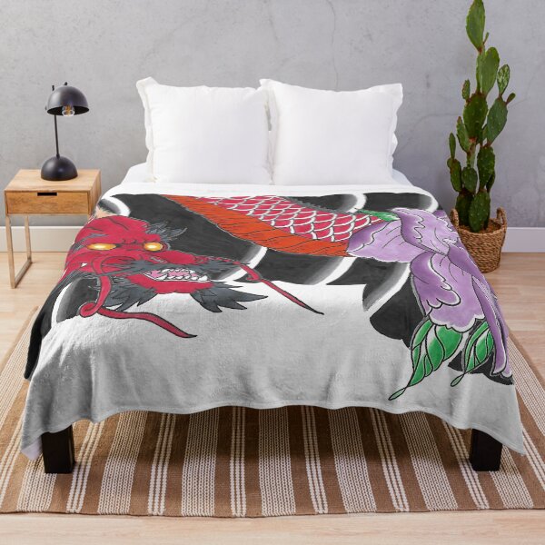 Item preview, Japanese Dragon and Peony designed and sold by Bwolff97.