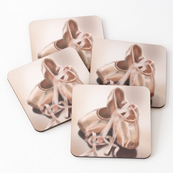 Item preview, Painterly Ballet Pointe Shoes designed and sold by Kametzia.
