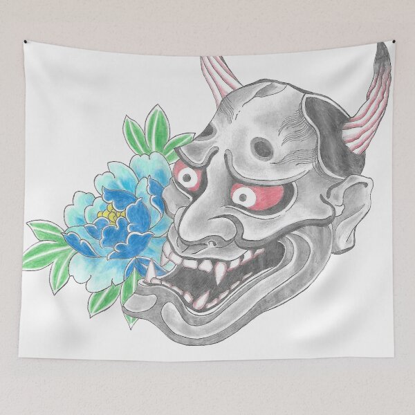 Item preview, Hannya and Peony designed and sold by Bwolff97.
