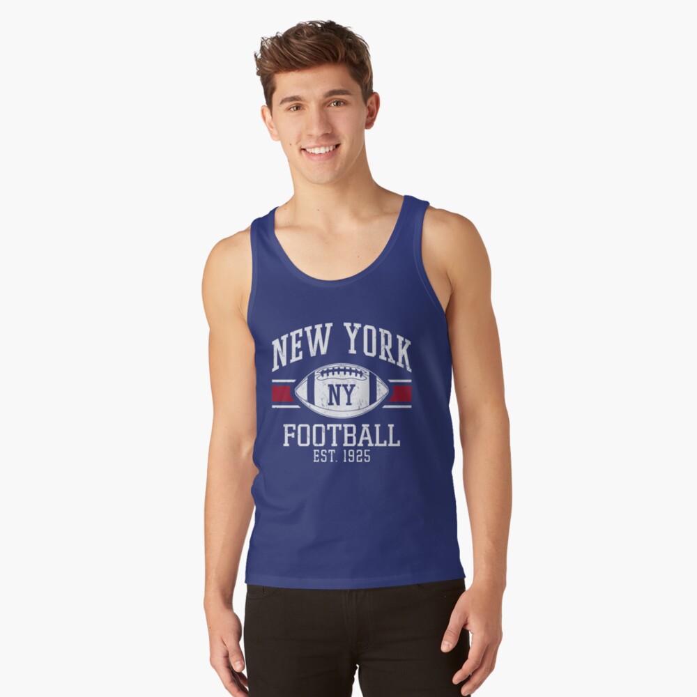 New York Giants Tank Top Football Fitness Vest Men's Sleeveless Top Gift