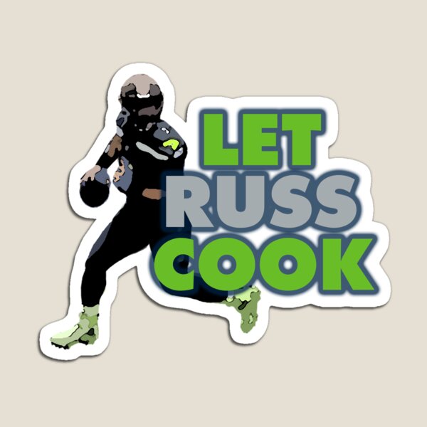 Russell Wilson Art MAGNET - Denver Broncos NFL QB Let Russ Cook