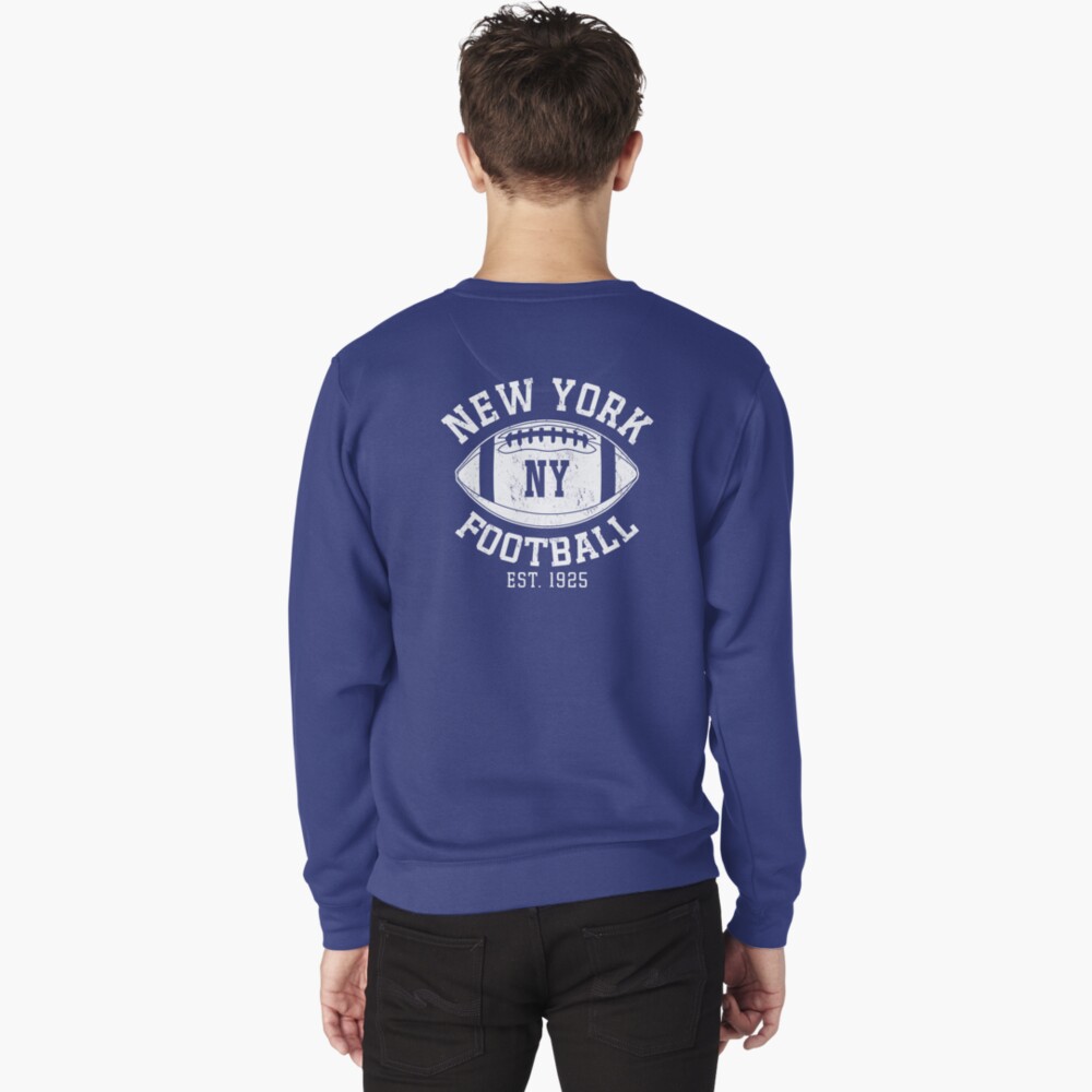 Vintage New York Football Team Retro NY Giants Goalline Sport | Pullover  Hoodie