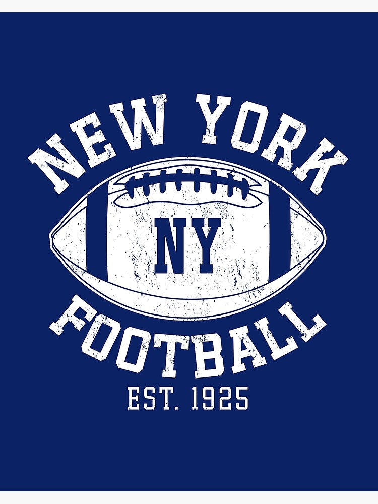 Vintage New York NY Football Team Retro Giants Goalline Sport