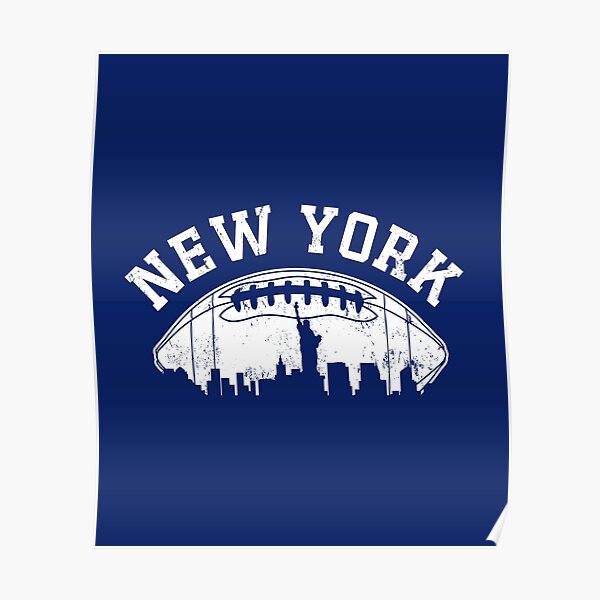 Vintage New York Football Team Retro NY Giants Goalline Sport Essential T- Shirt for Sale by UioniTaomis