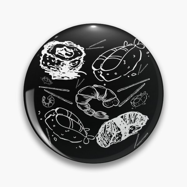Item preview, Sushi - black and white. designed and sold by mewsis.