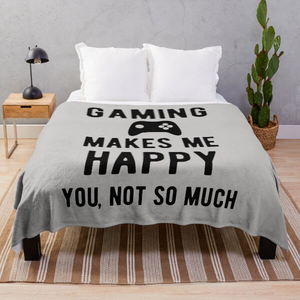Item preview, Gaming makes me happy you not so much design black designed and sold by kickwear-com.