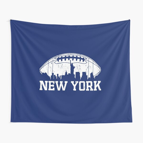 Vintage New York Skyline NY Football Team Retro Giants Goalline