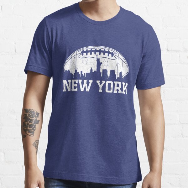 Vintage New York Skyline Football Team Retro Giants Goalline Sport Essential T-Shirt