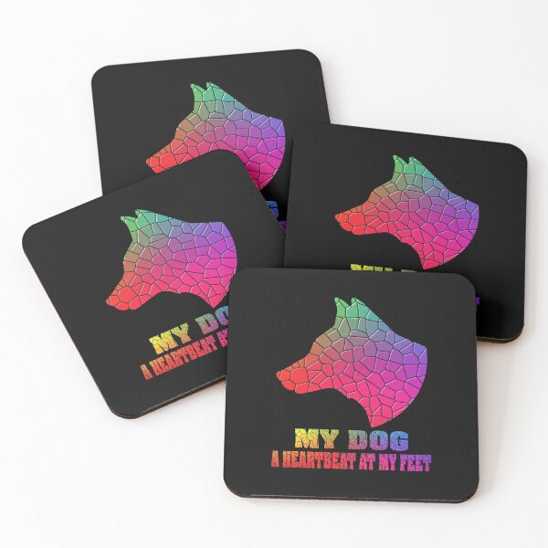 Item preview, My Dog A Heartbeat At My Feet Essential Sticker designed and sold by Love2MakeArt.