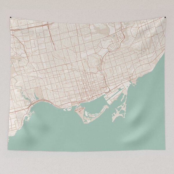Item preview, Toronto, Canada Map (Theme 2) designed and sold by Mapnify.