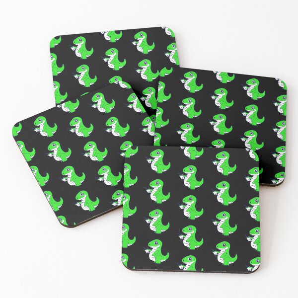 Item preview, Dino Boba - dinosaur drinking Boba designed and sold by HINDAM4U.