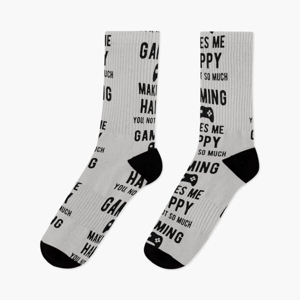 Item preview, Gaming makes me happy you not so much design black designed and sold by kickwear-com.