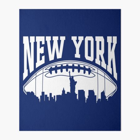 Vintage New York Football Team Retro NY Giants Goalline Sport | Art Board  Print