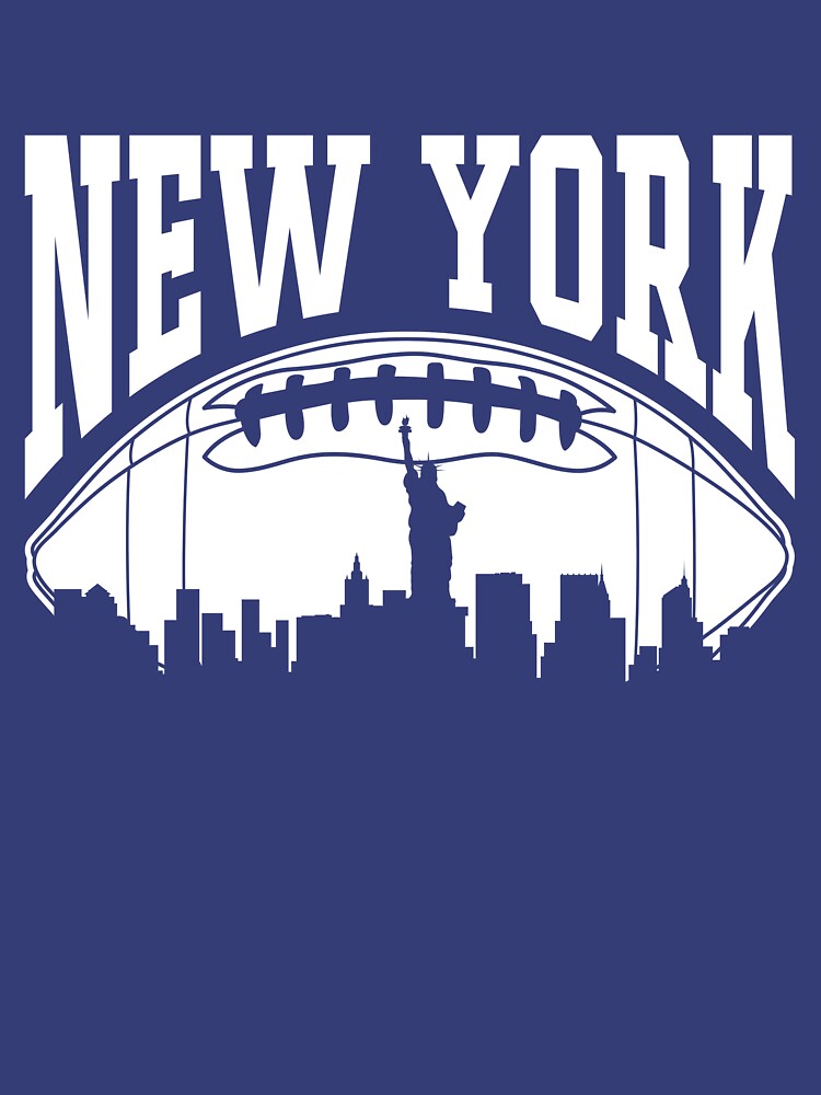 New York Football Skyline Hooded Sweatshirt New York City 