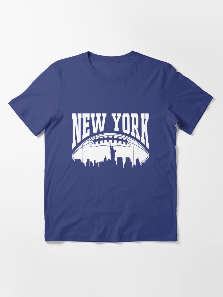 Vintage New York Skyline Football Team Retro Giants Goalline Sport  Essential T-Shirt for Sale by UioniTaomis