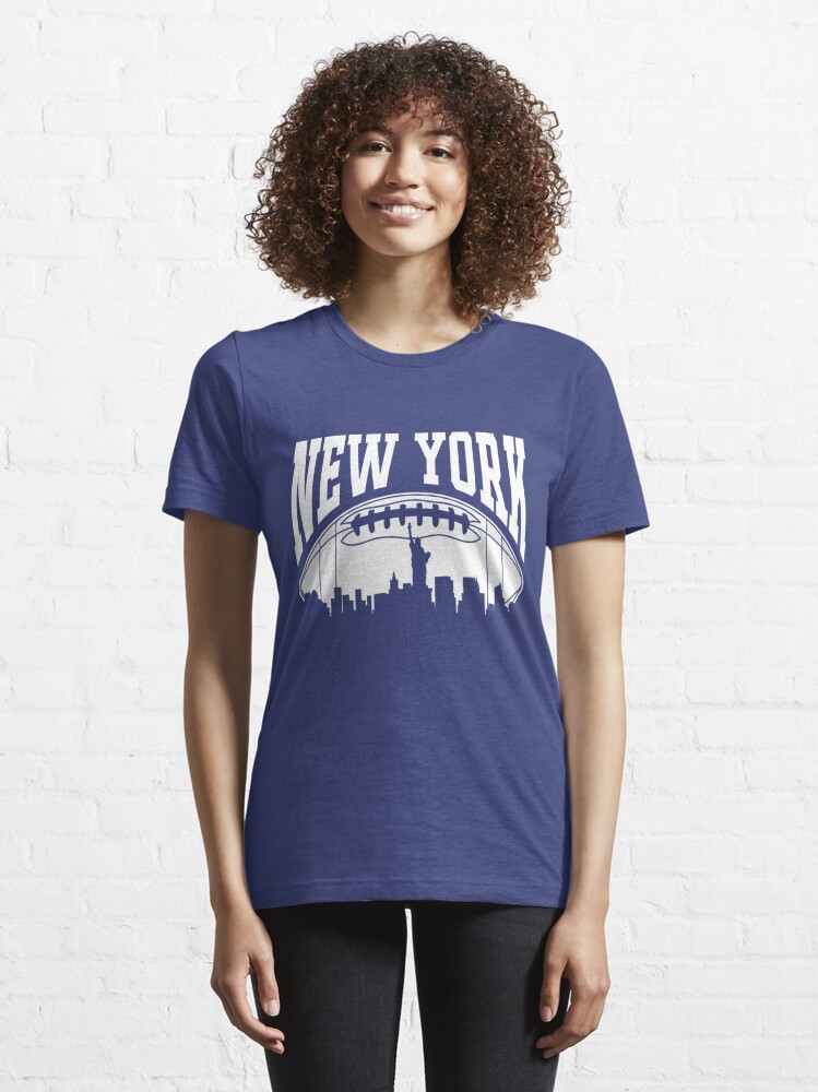 Vintage New York Skyline NY Football Team Retro Giants Goalline Sport  Essential T-Shirt for Sale by UioniTaomis