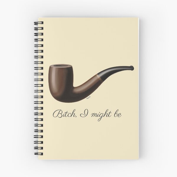 Item preview, Bitch, I might be Magritte The Treachery of Images  [hi-res] designed and sold by bellatierra.