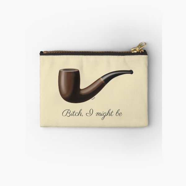 Item preview, Bitch, I might be Magritte The Treachery of Images  [hi-res] designed and sold by bellatierra.