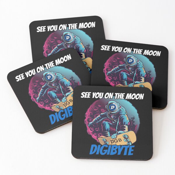 Item preview, See You on the Moon Digibyte DGB Cryptocurrency designed and sold by Bitcoin-Fashion.