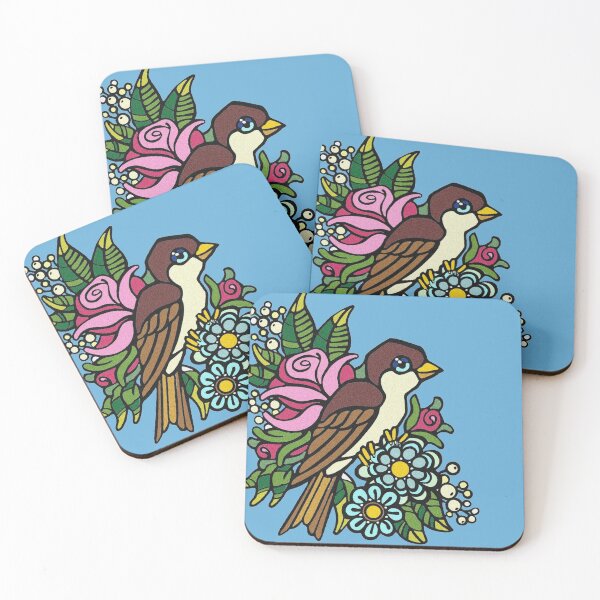 Item preview, Sparrow Love Birds designed and sold by sandpiperstudio.