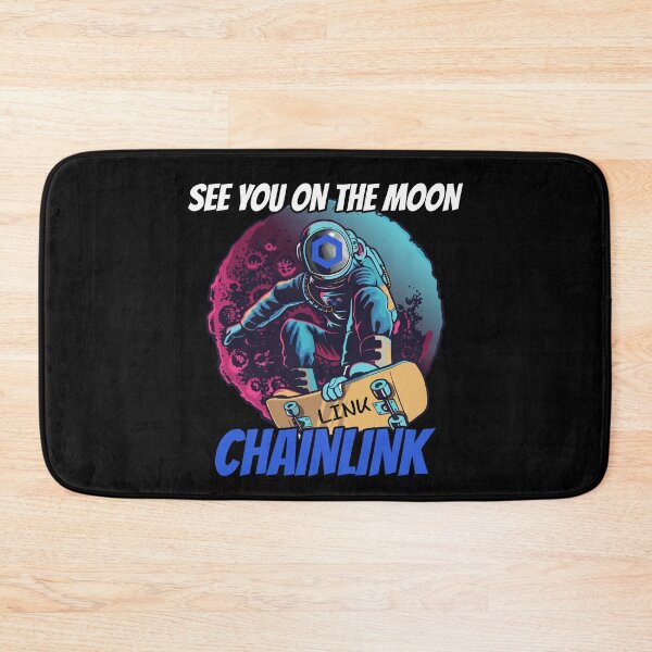 Item preview, See You on the Moon Chainlink LINK Cryptocurrency designed and sold by Bitcoin-Fashion.