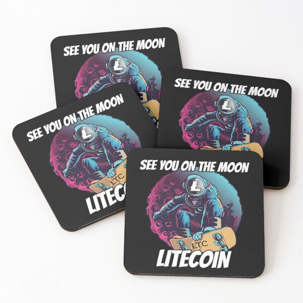 Item preview, See You on the Moon Litecoin LTC Cryptocurrency designed and sold by Bitcoin-Fashion.