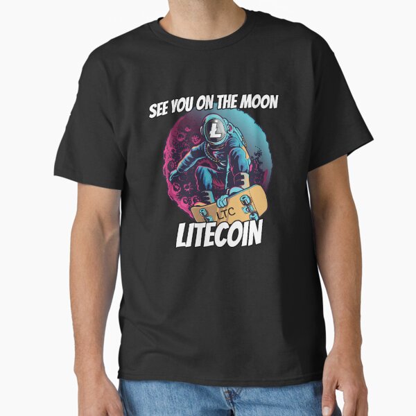 Artikel-Vorschau von Wir sehen uns auf dem Mond Litecoin LTC Cryptocurrency, designt und verkauft von Bitcoin-Fashion.