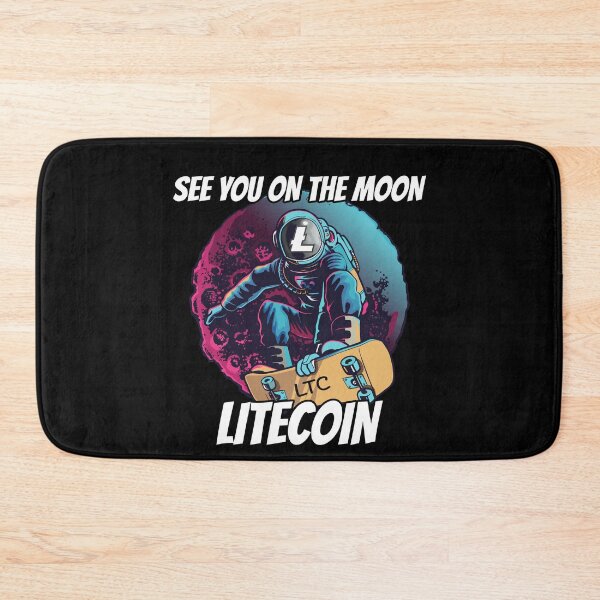 Item preview, See You on the Moon Litecoin LTC Cryptocurrency designed and sold by Bitcoin-Fashion.
