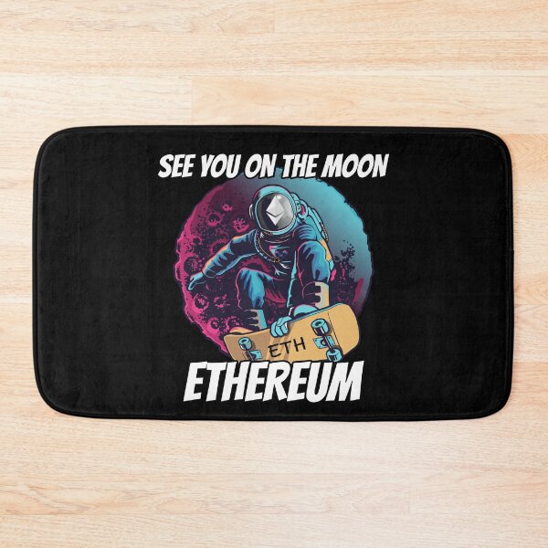 Artikelvorschau, Wir sehen uns auf dem Mond Ethereum Cryptocurrency entworfen und verkauft von Bitcoin-Fashion.