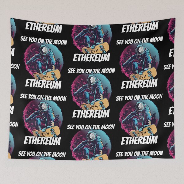 Item preview, Nos vemos en la luna Criptomoneda Ethereum designed and sold by Bitcoin-Fashion.