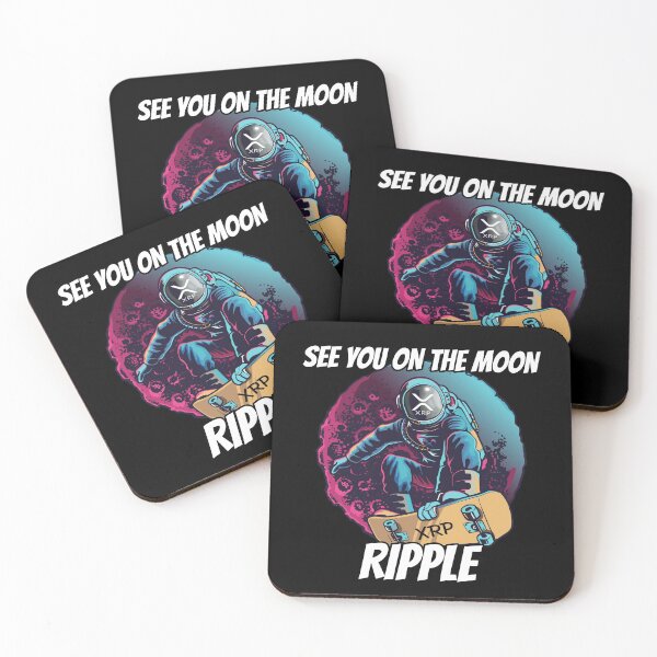 Item preview, See You on the Moon Ripple XRP Cryptocurrency designed and sold by Bitcoin-Fashion.