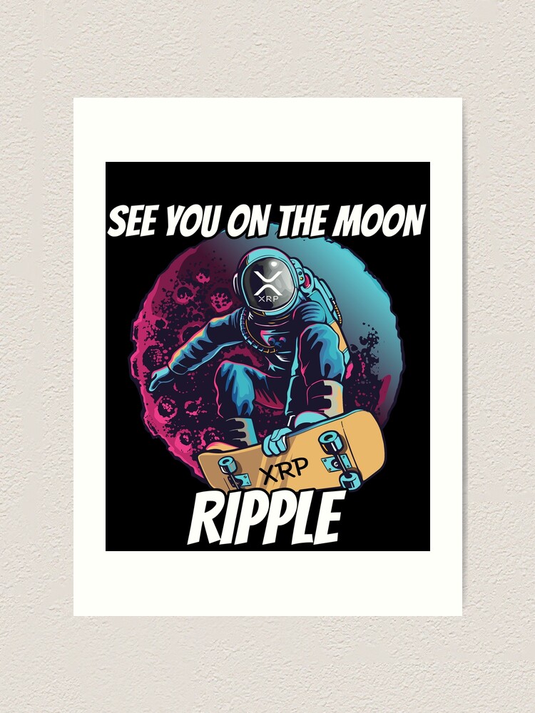 Ripple Pop Art Poster / Ripple Gift / Ripple Wall offers Art / Ripple XRP