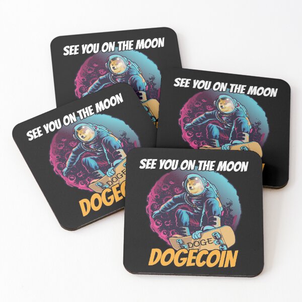Item preview, See You on the Moon Dogecoin DOGE Cryptocurrency designed and sold by Bitcoin-Fashion.