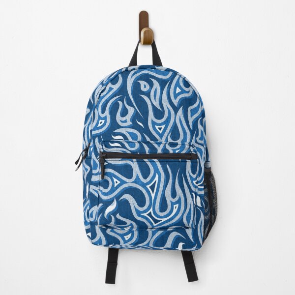 Item preview, Groovy Blue Flames designed and sold by Kelly Thompson.