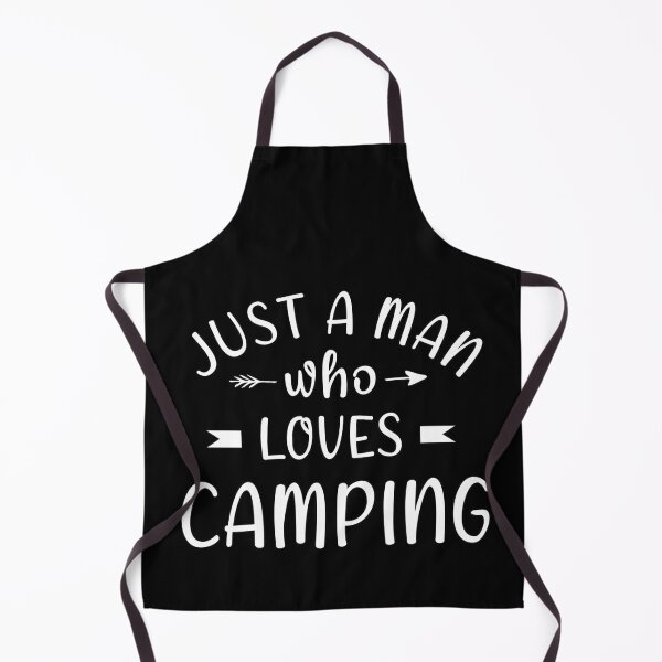 Item preview, Just a man who loves camping designed and sold by Catsloversdotme.