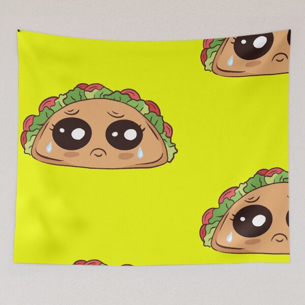 Item preview, Cute Adorable Taco! - Kawaii Food designed and sold by sweetpeanut.