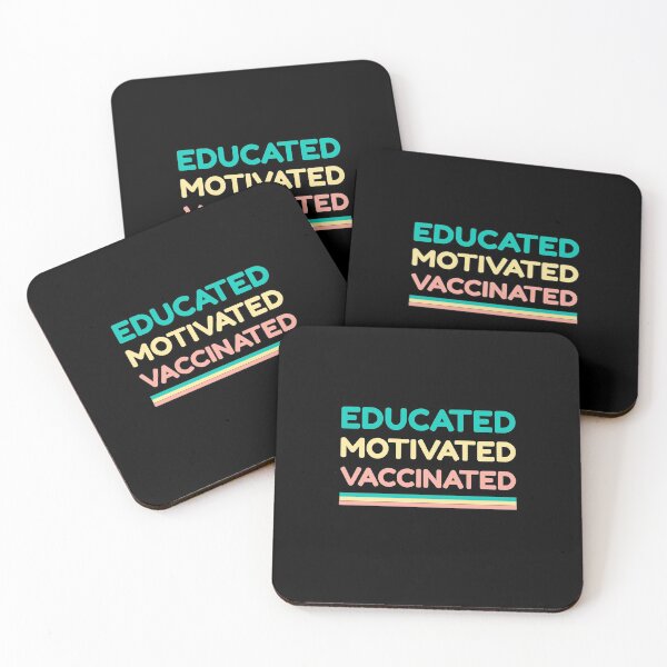 Item preview, Educated Motivated Vaccinated 2021 designed and sold by teeters-ind.