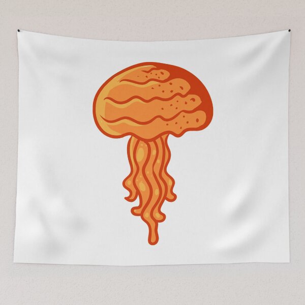 Item preview, Orange Jellyfish designed and sold by treasure-crafts.