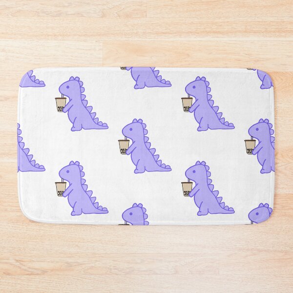 Item preview, boba dino pastel purple  designed and sold by ruelia.