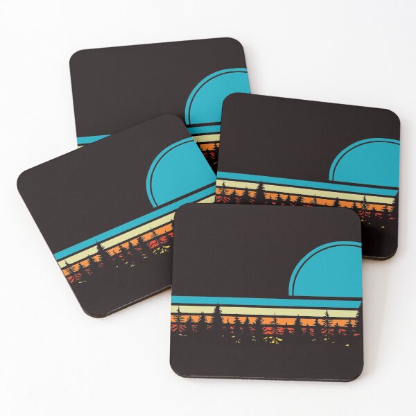 Item preview, Vintage Sunset Forest Skyline designed and sold by Felicity-K.