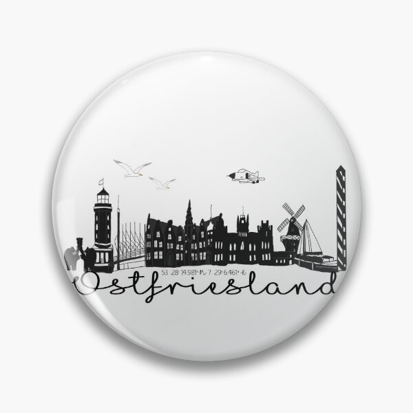Artikelvorschau, Ostfriesland Skyline S/w entworfen und verkauft von Ann Christin Remmers.