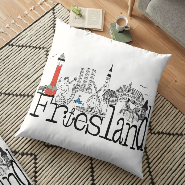 Friesland Skyline Bodenkissen