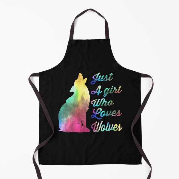 Item preview, Just A Girl Who Loves Wolves Essential Sticker designed and sold by Love2MakeArt.