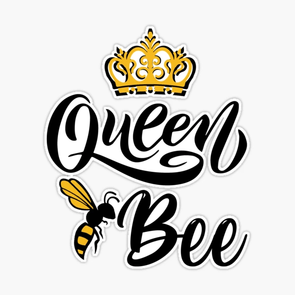 Queen Bee Sticker for Sale by RockyMante