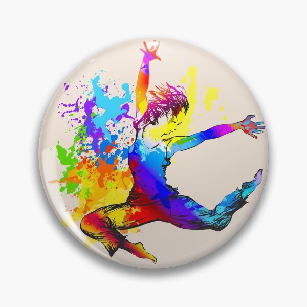 Item preview, Hip hop dancer jumping. Break dance designed and sold by Arija07.