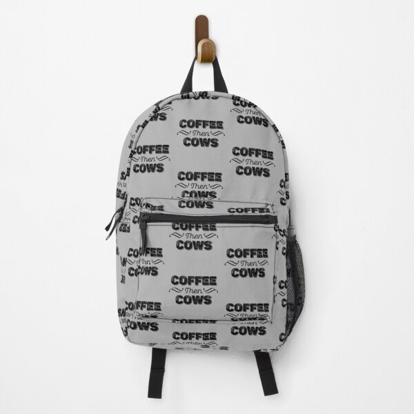 Item preview, Coffee then Cows Design (black version) designed and sold by kickwear-com.