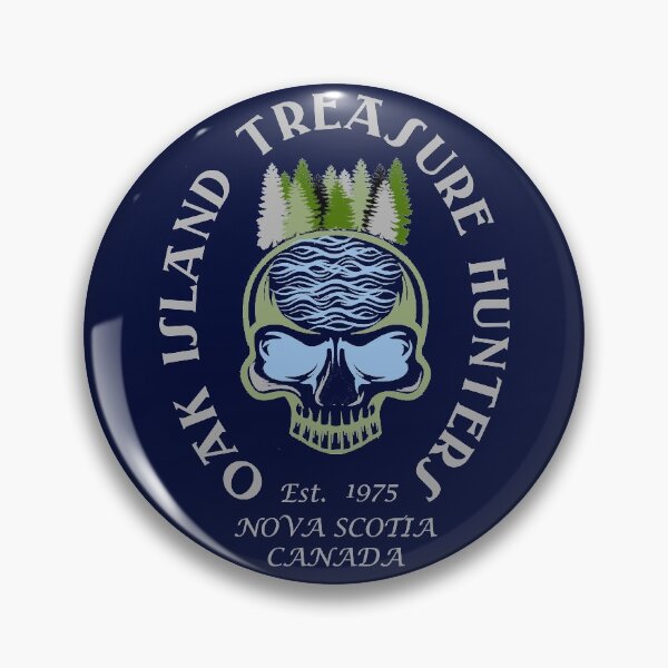 Item preview, Oak Island Skull Treasure Hunter Since 1795 Nova Scotia designed and sold by TopTeeShop.